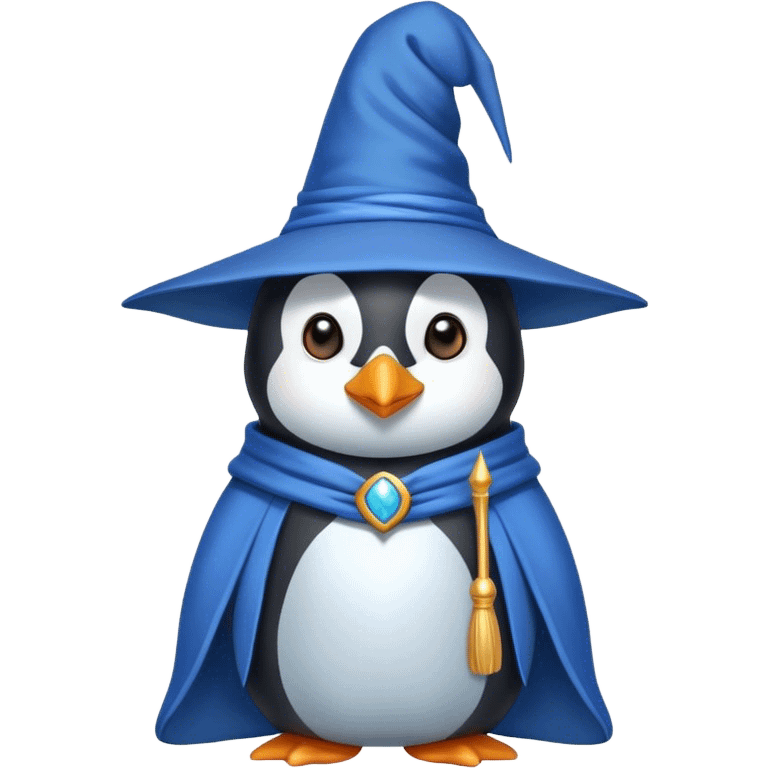 Penguin Wizard emoji