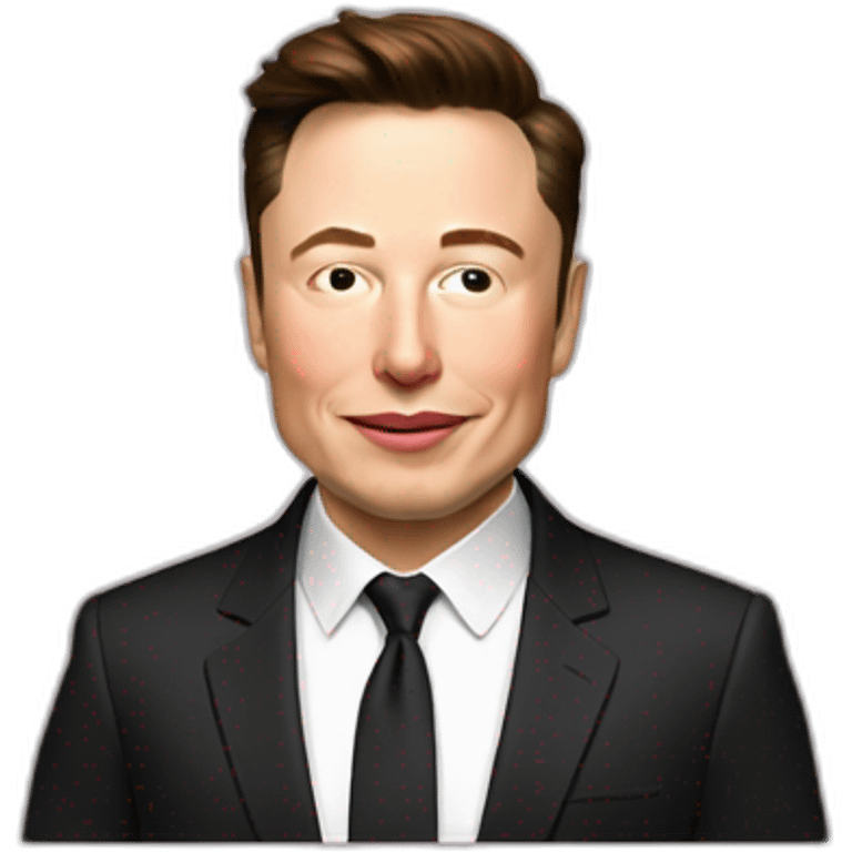 Elon Musk gay emoji