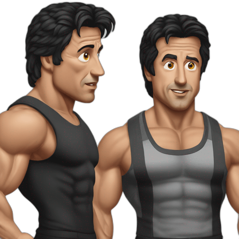 silvester stallone rocky emoji