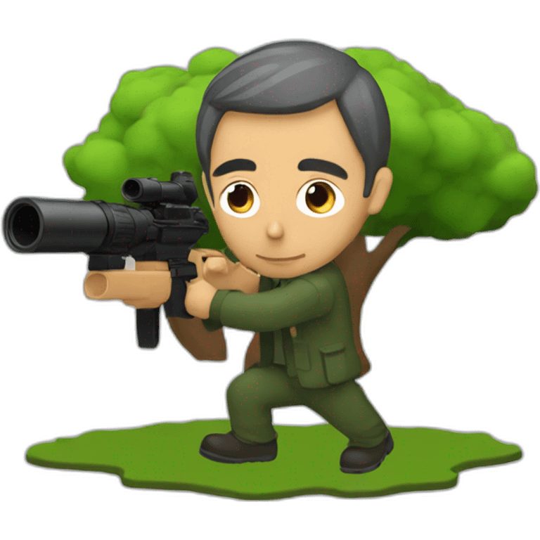 eric zemmour shooting trees emoji