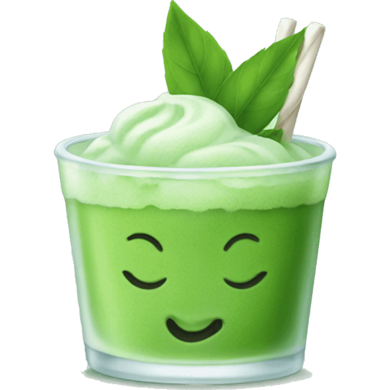 iced matcha emoji