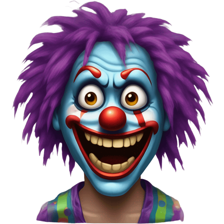 Horror clown emoji