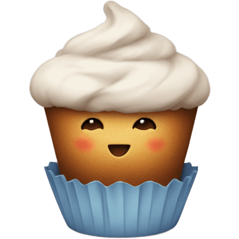 Cute muffin emoji