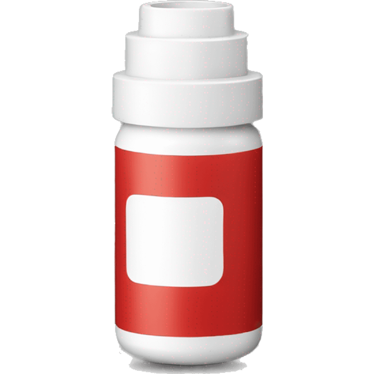 red albuterol sulfate inhaler emoji