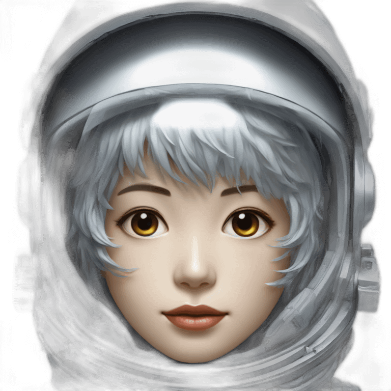 Astronaut style hajime sorayama emoji