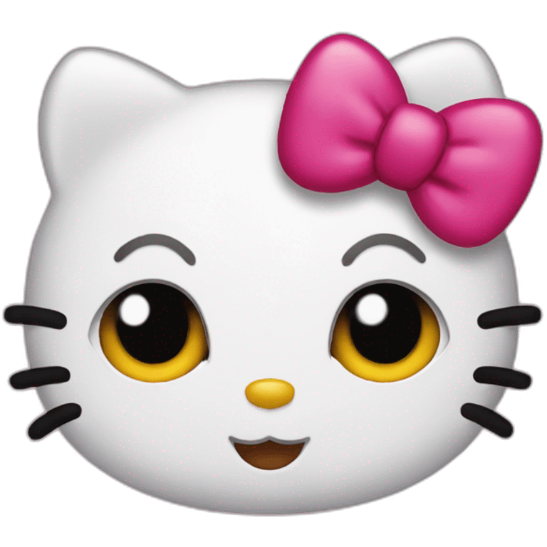 hello kitty face emoji