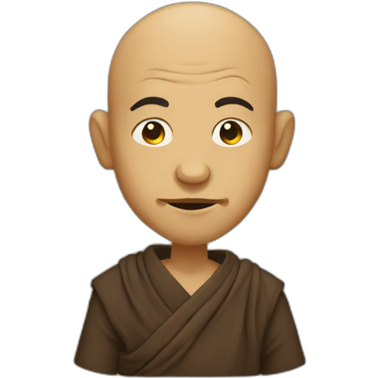 The drunken monk emoji