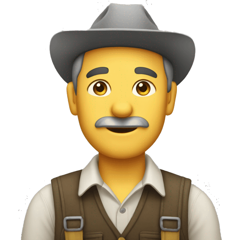 farmer guy saluting emoji