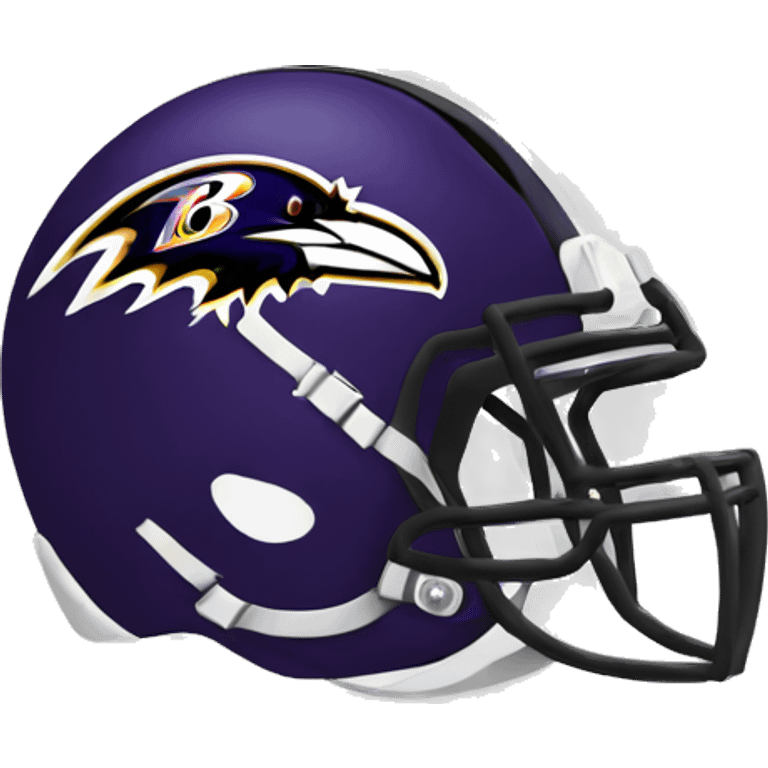 Baltimore ravens helmet emoji