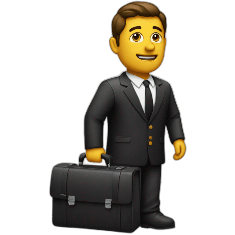 director with briefcase emoji