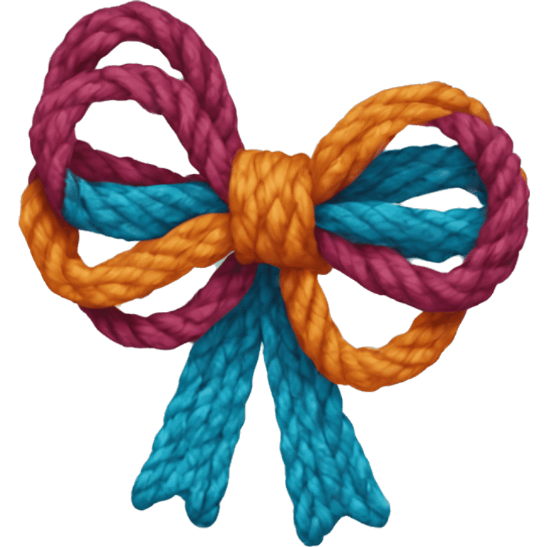 Yarn bow emoji