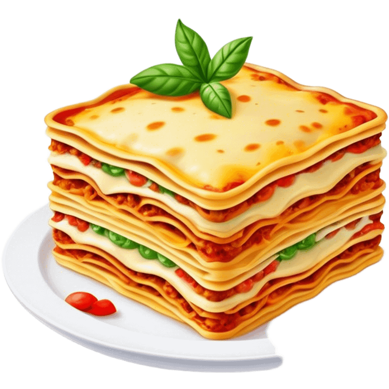 Lasagne in miami emoji