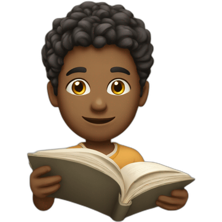 young rich reader who loves to play emoji