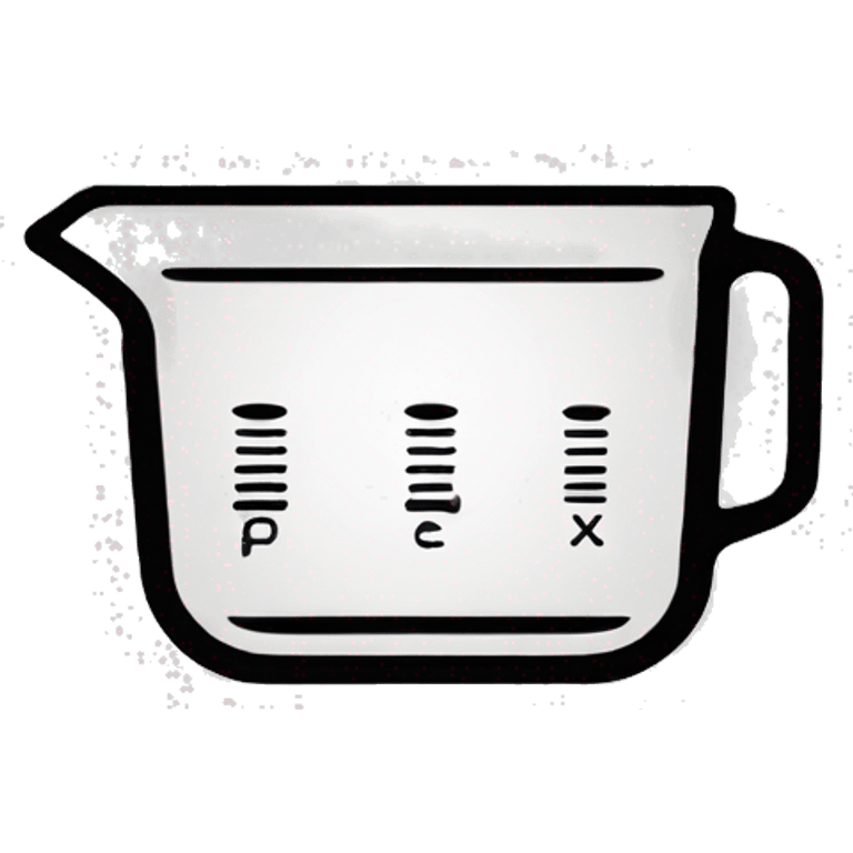 Pyrex measuring cup emoji