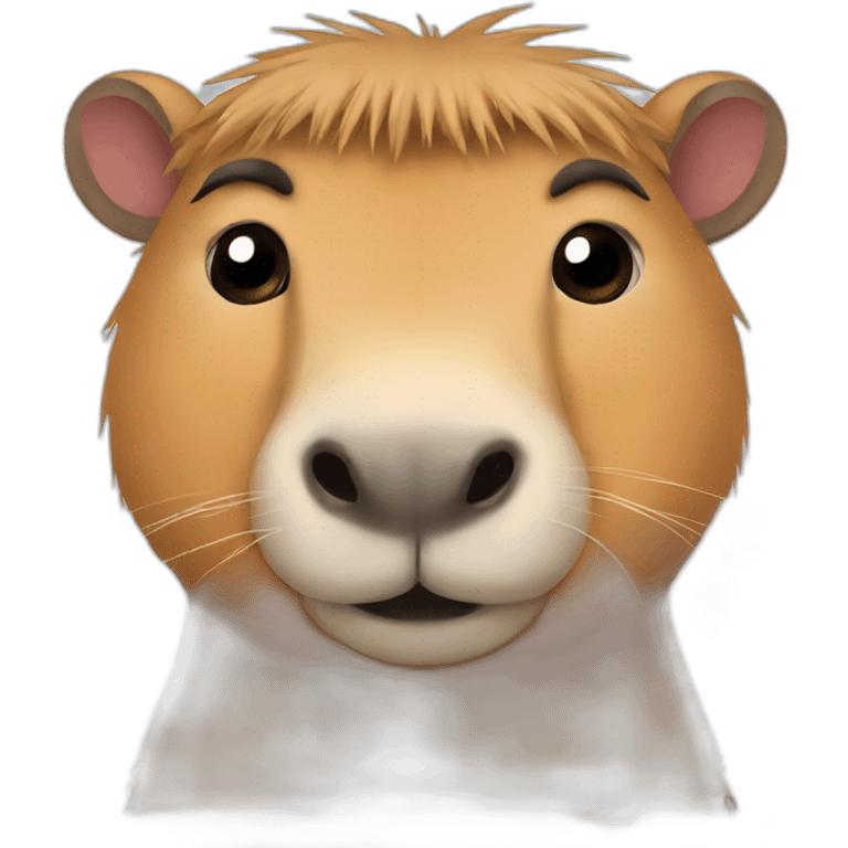 Capybara cute emoji