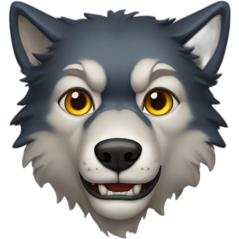 Loup garou flippant  emoji