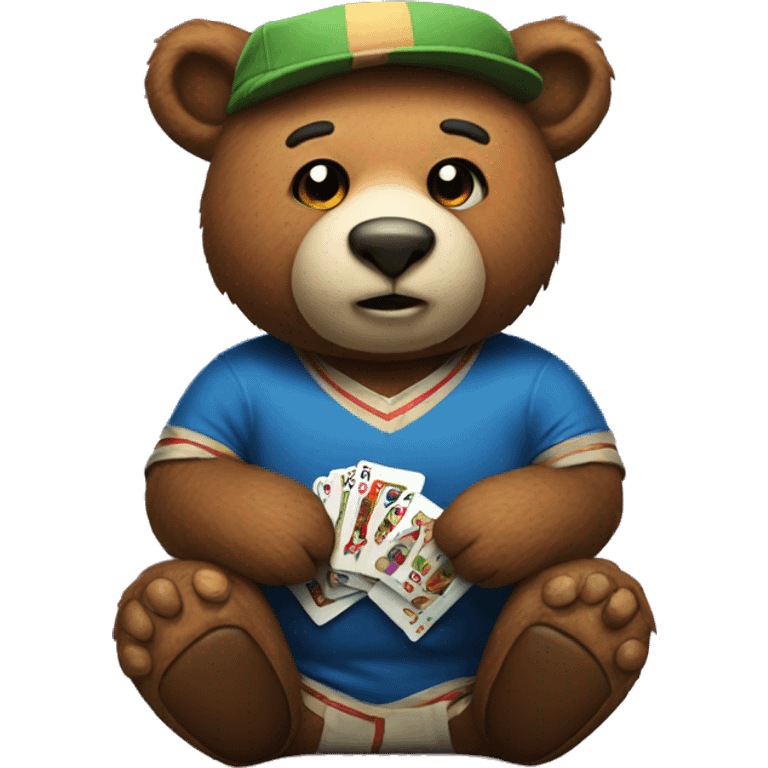 gambling bear emoji