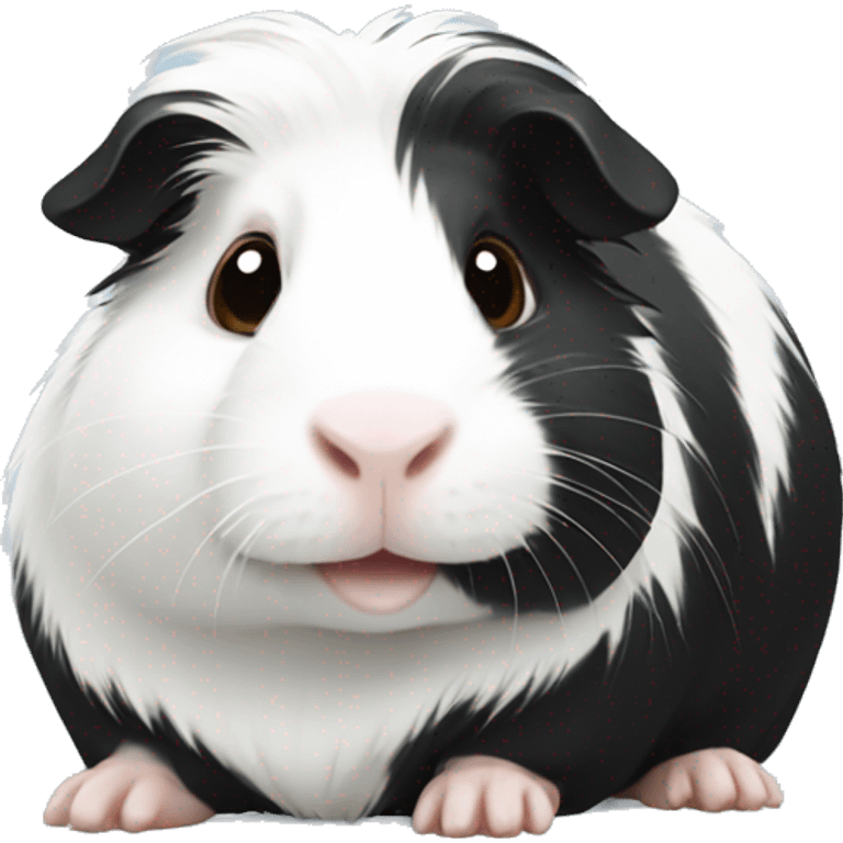 Black-white Guinea pig emoji