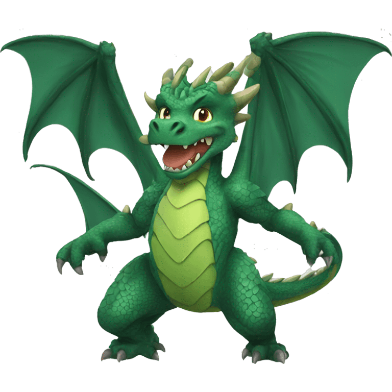 dragon féroce emoji