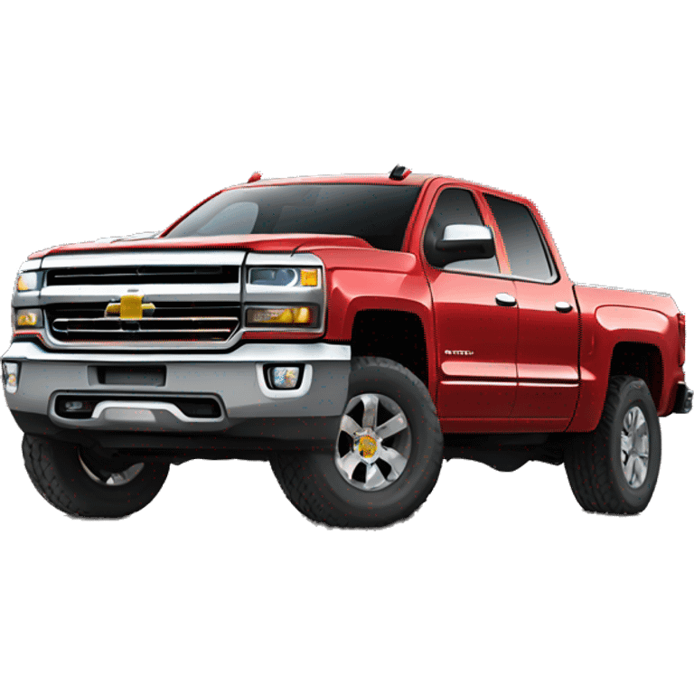 Lifted chevy Silverado emoji