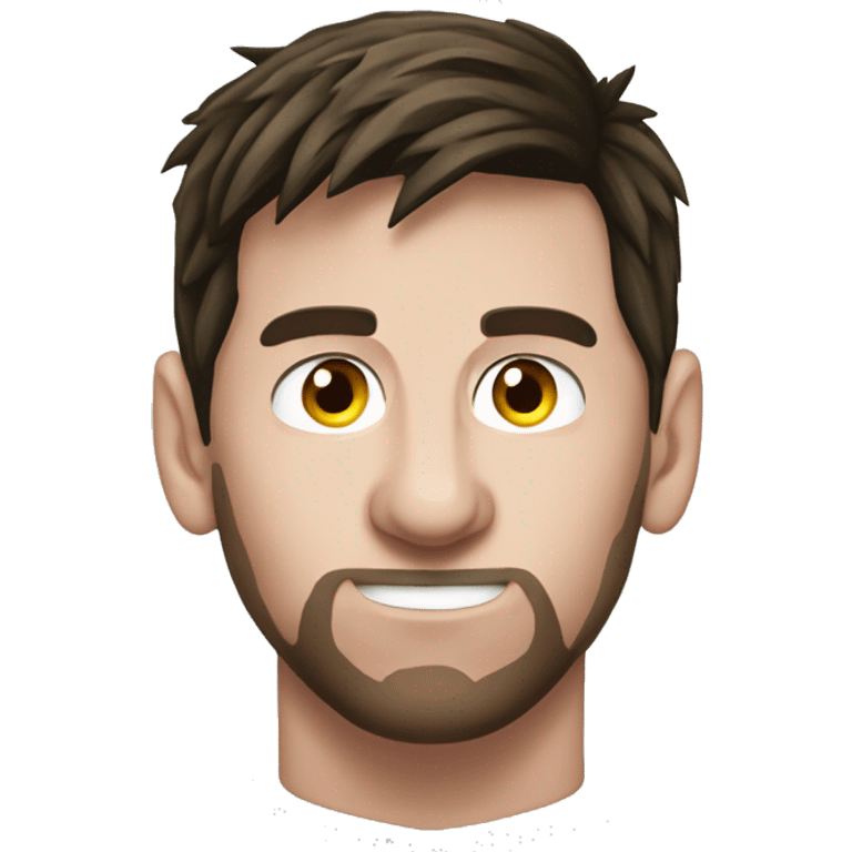 Messi con anteojos emoji