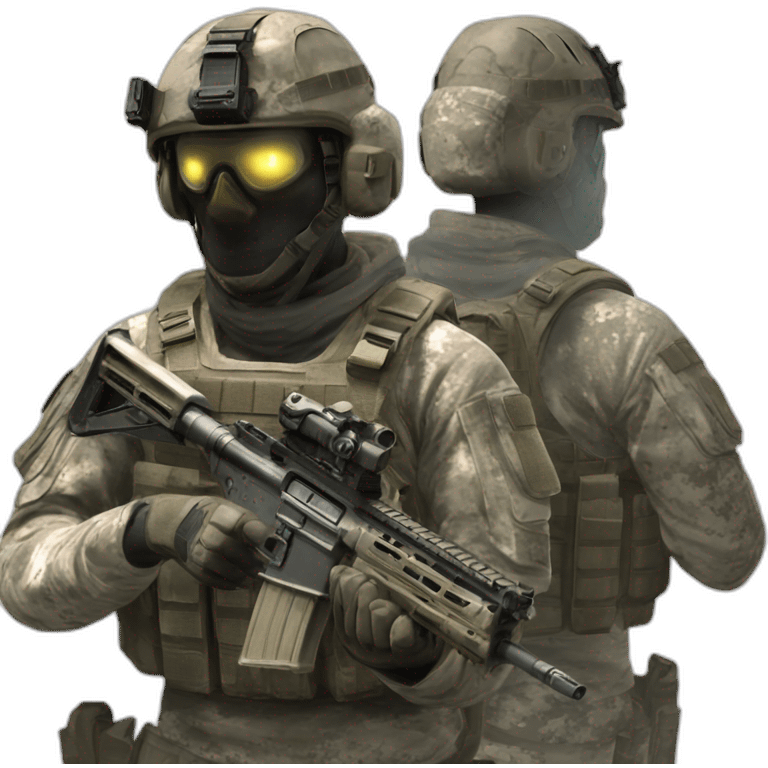 Ghost from Call of Duty Modern Warfare 2 emoji