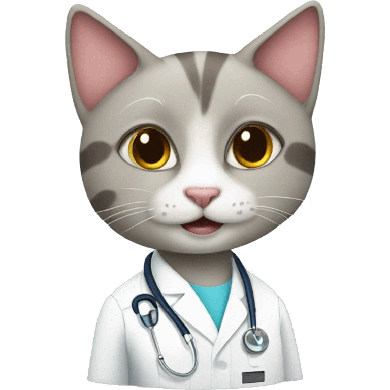 nurse cat emoji