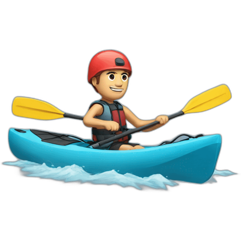 Dr Dave kayaking emoji