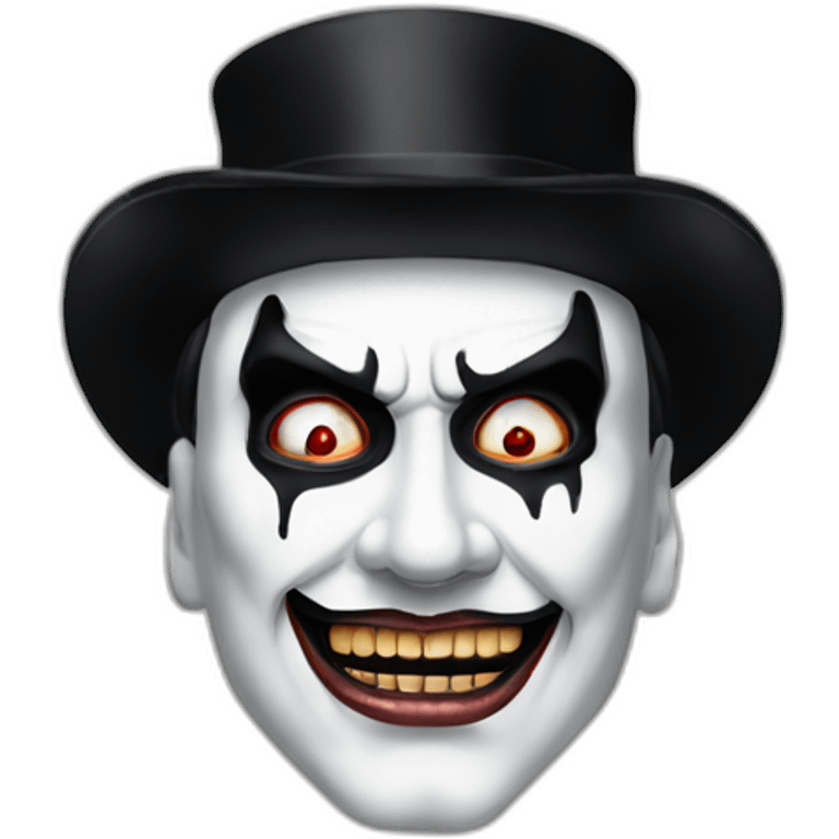 King Diamond with make up emoji