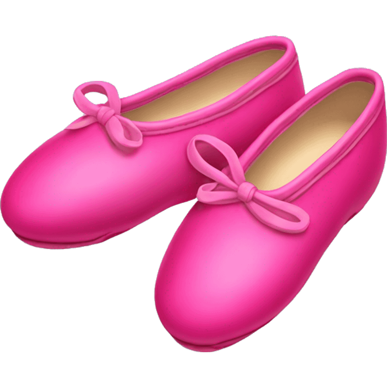 Hot pink ballet shoes emoji