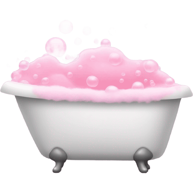 pink bubble bath emoji