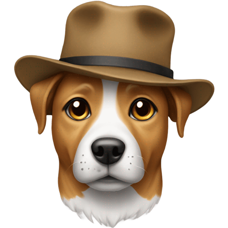 Dog wearing a hat  emoji