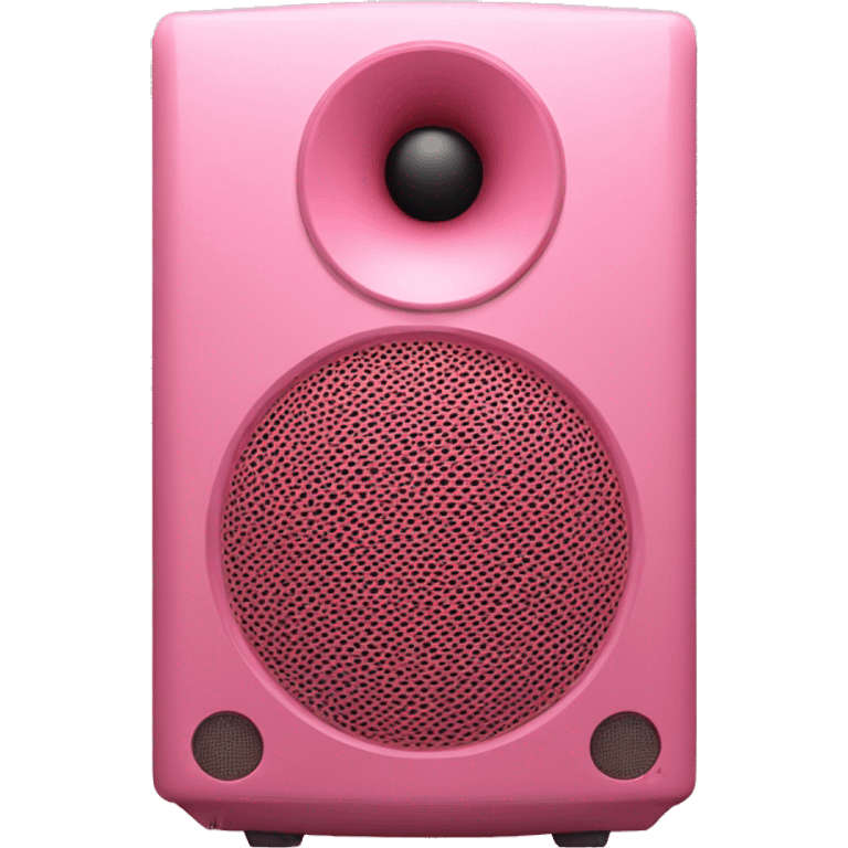 Rose pink speakers  emoji