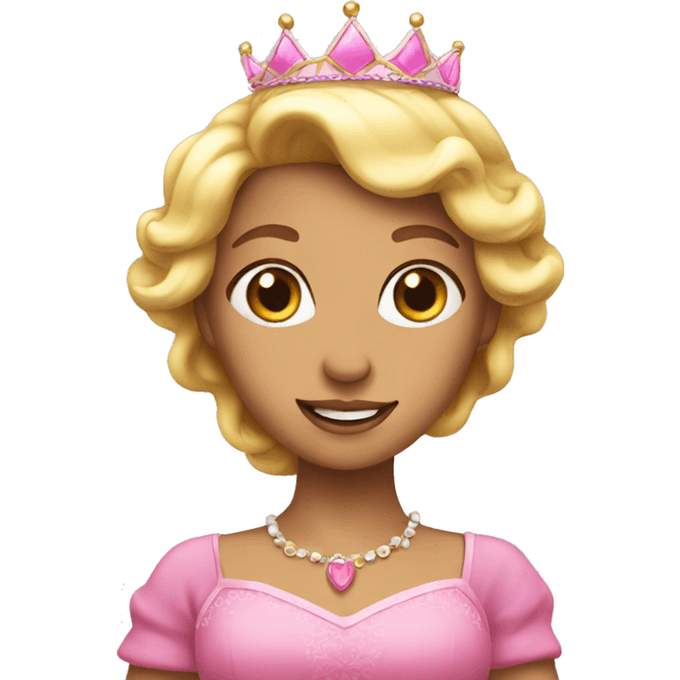 Pink princess  emoji