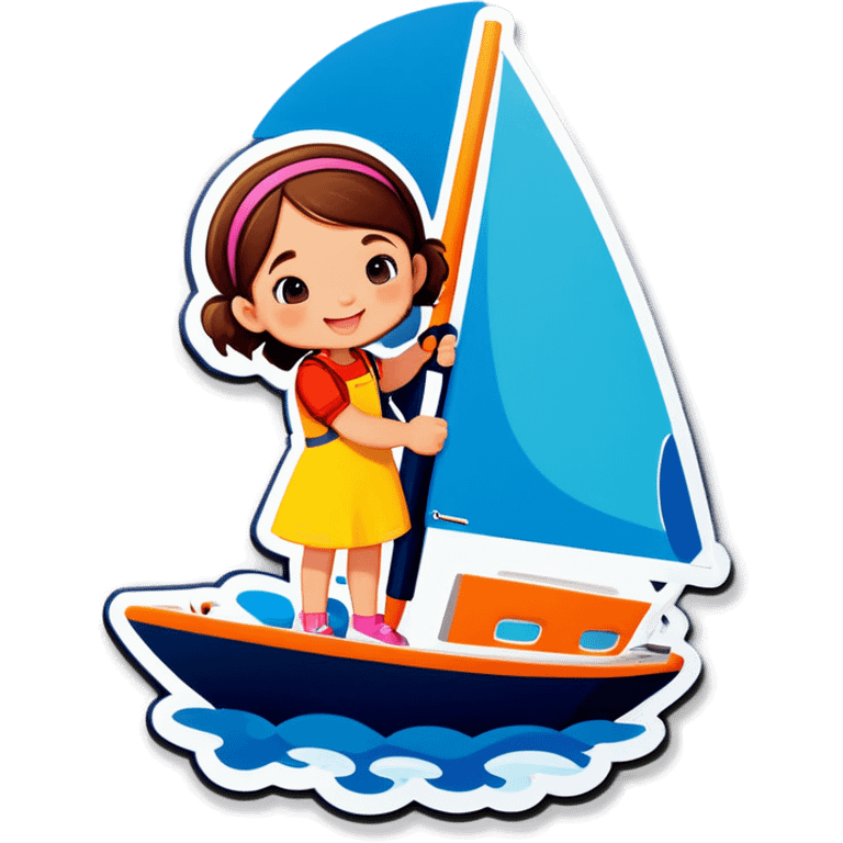 girl repairing sailboat emoji