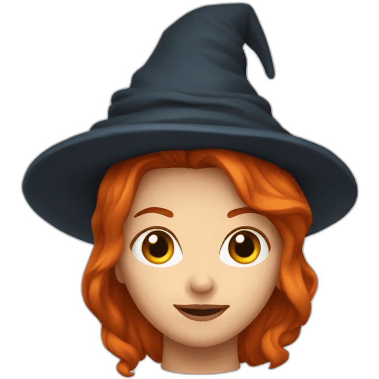 Sorcière rousse emoji