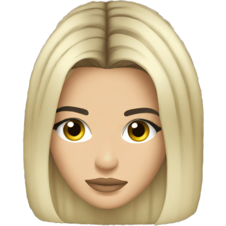 kendall jenner with blonde hair emoji