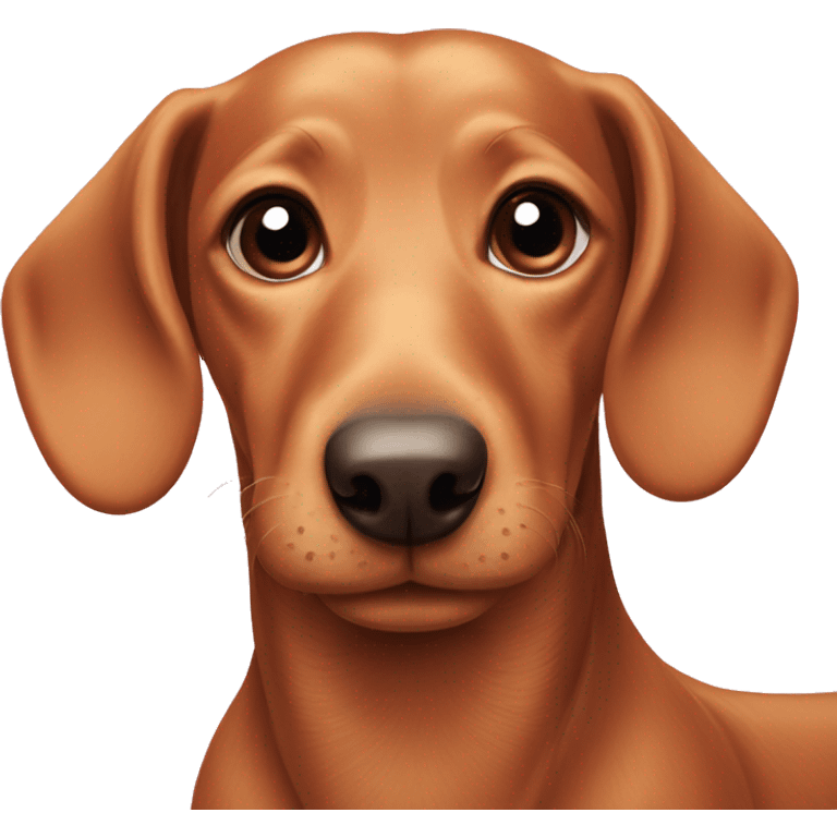 Dachshund. Valentine’s  emoji