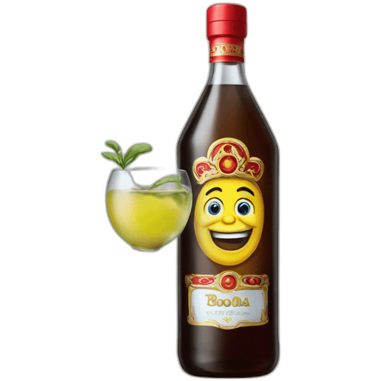 Russe boit vodka emoji