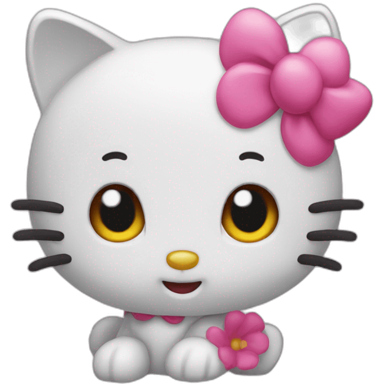 Hello kitty emoji