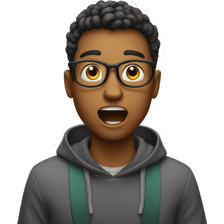 astonished student emoji