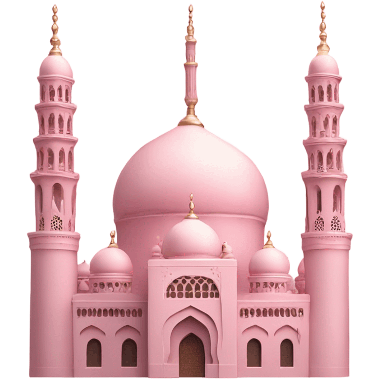 pastel pink mosque emoji