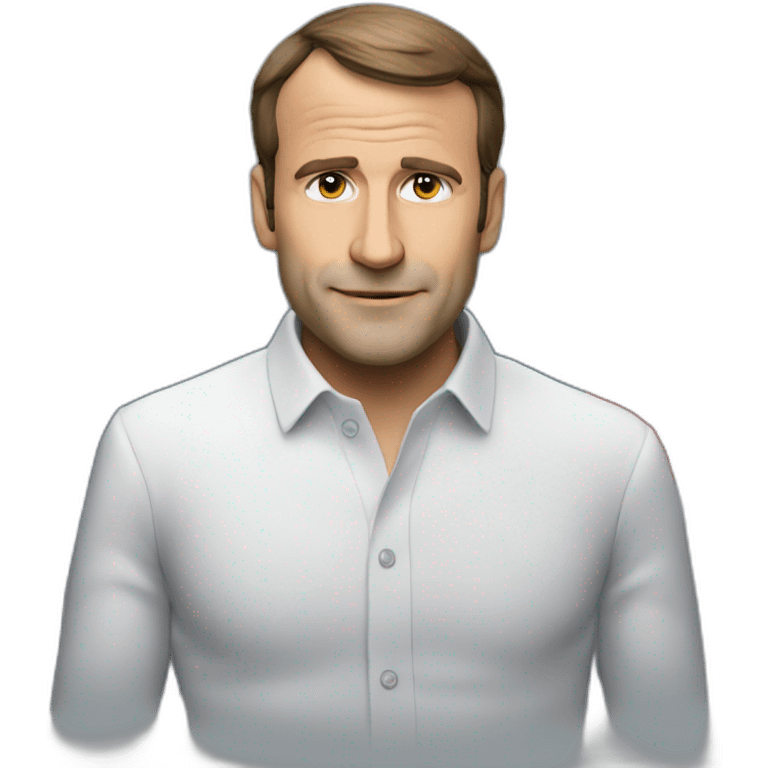 chat sur macron emoji