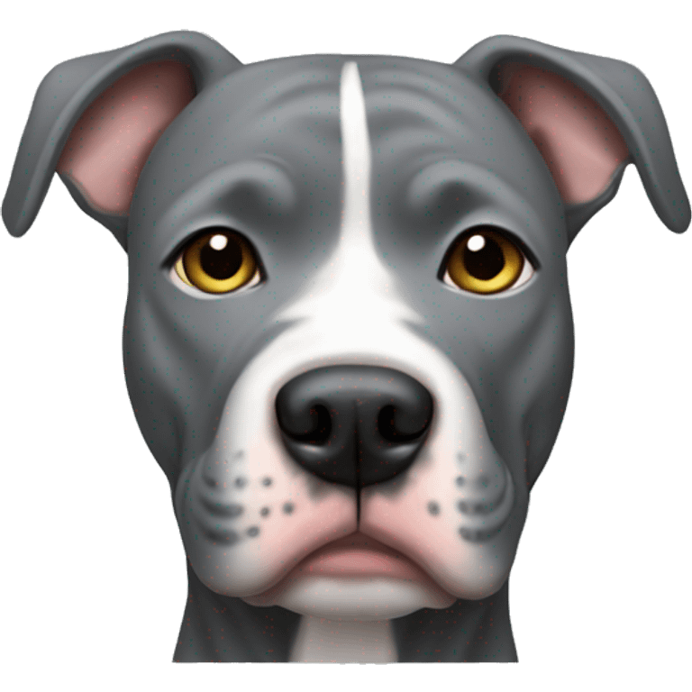 Grey pitbull emoji