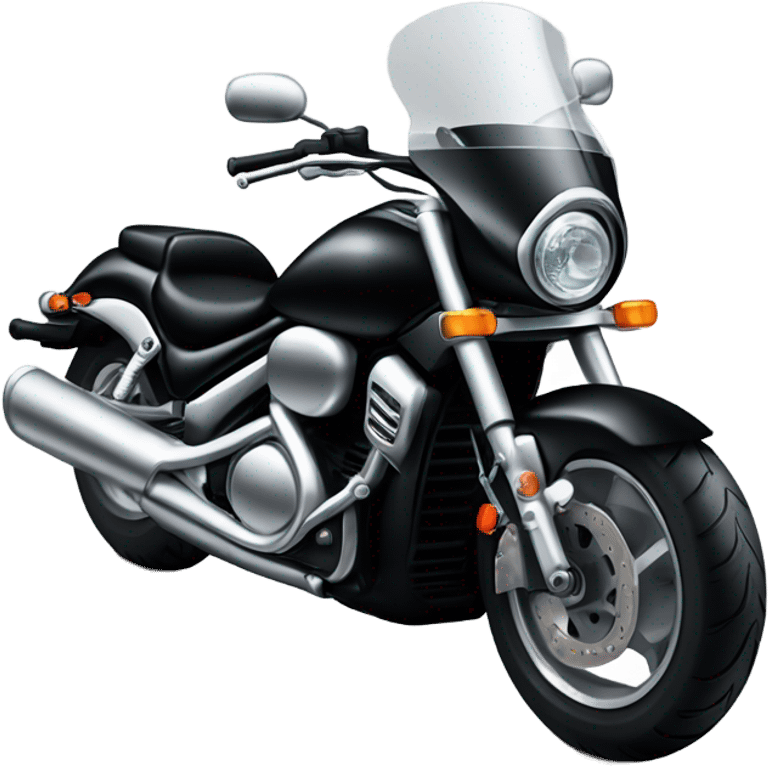 Black Suzuki boulevard M109R emoji