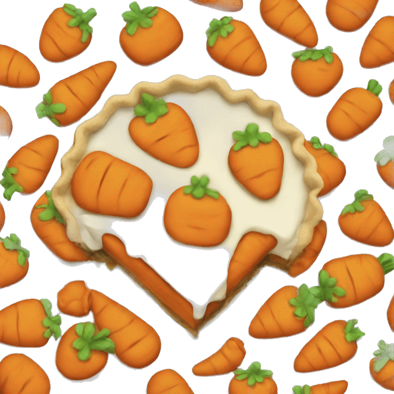 Carrot pie emoji