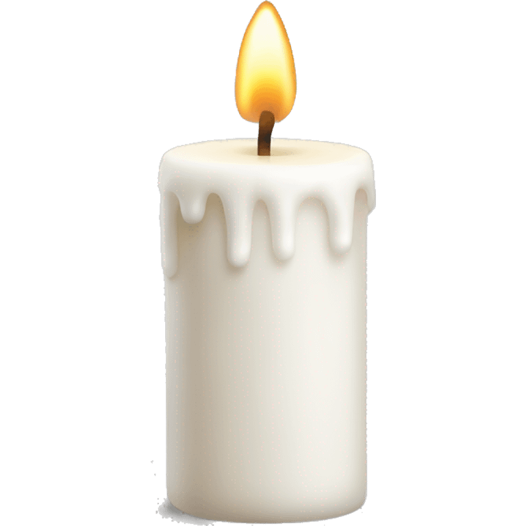 White candle emoji