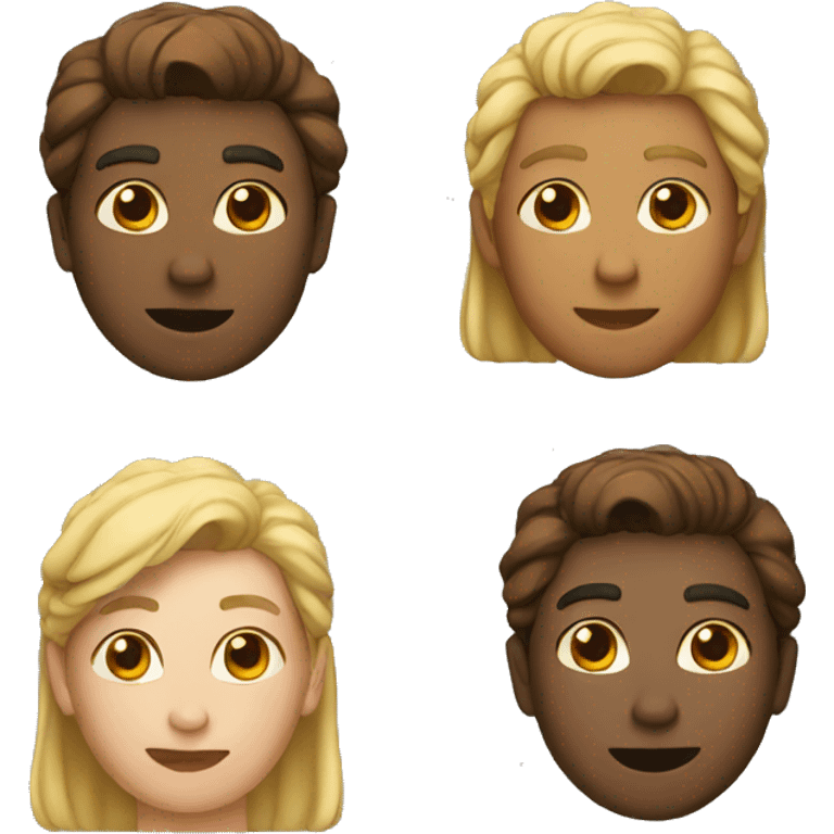 three emoji