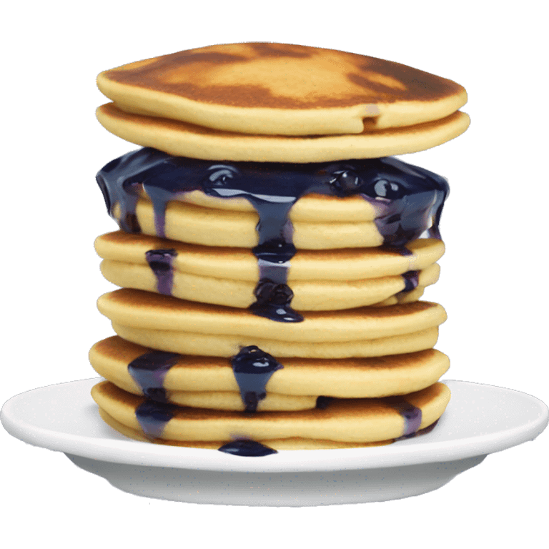 Blueberry pancakes  emoji