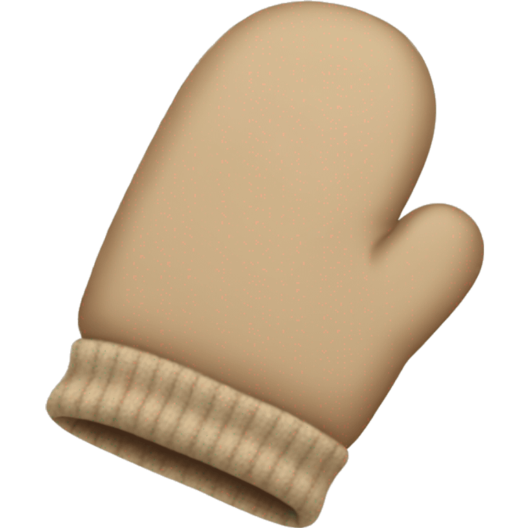 Beige mittens emoji